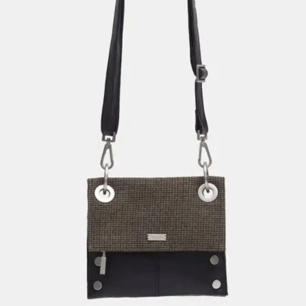 HAMMITT Montana Reversible Small EDISON HOUNDSTOOTH Crossbody Bag - Picture 4 of 7